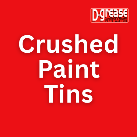 Crushed Paint Tins